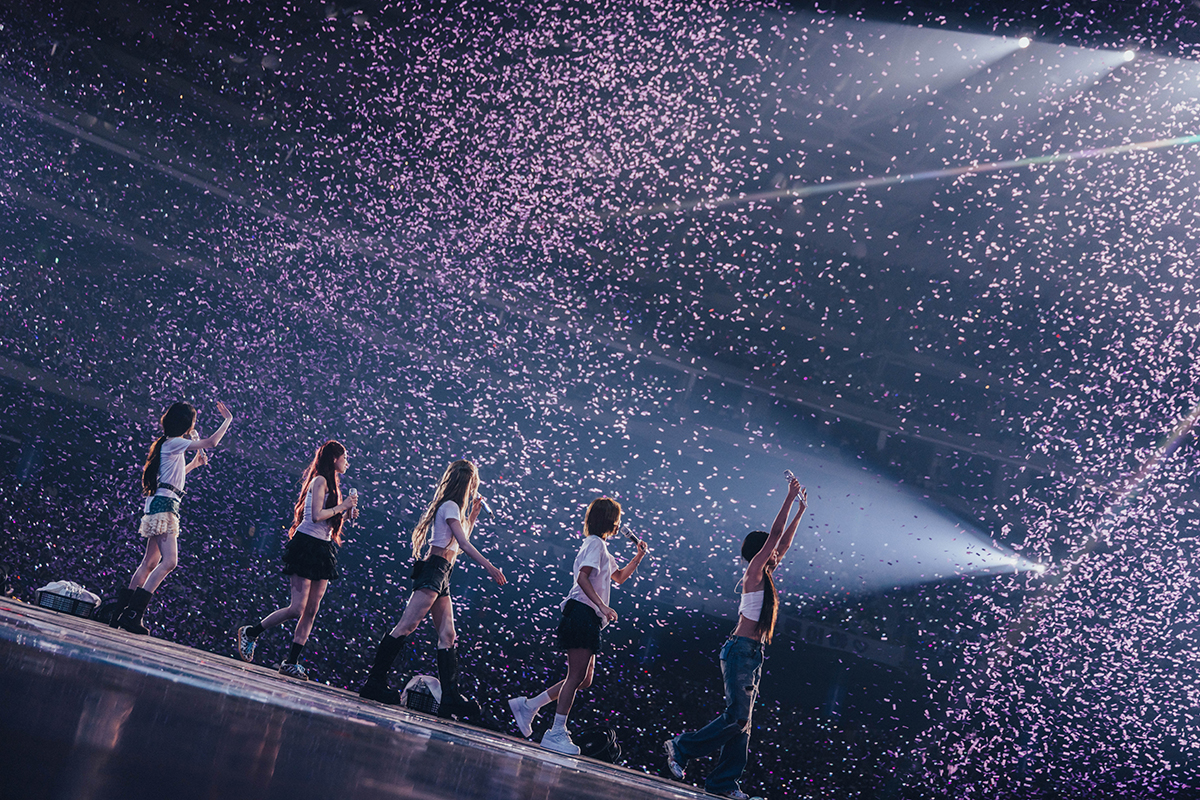 【車勢星聞】韓團i-dle世界巡演海外首站獻臺北，驚喜獻唱未發表新歌〈Crow〉。（圖：KKLIVE提供） 