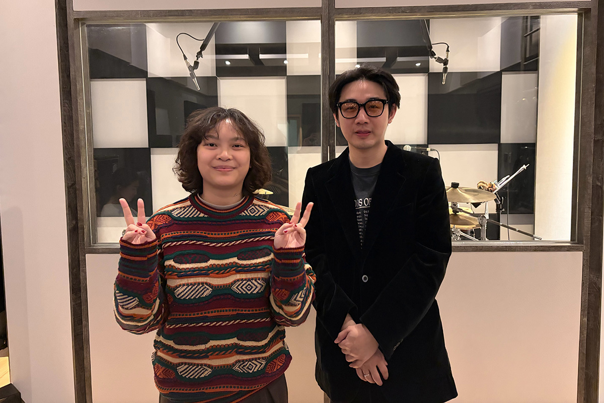 【車勢星聞】JOYCE就以斯與專場嘉賓雲端司機CLOUDRIVER（李權哲）。（照片提供：瓢蟲音樂）