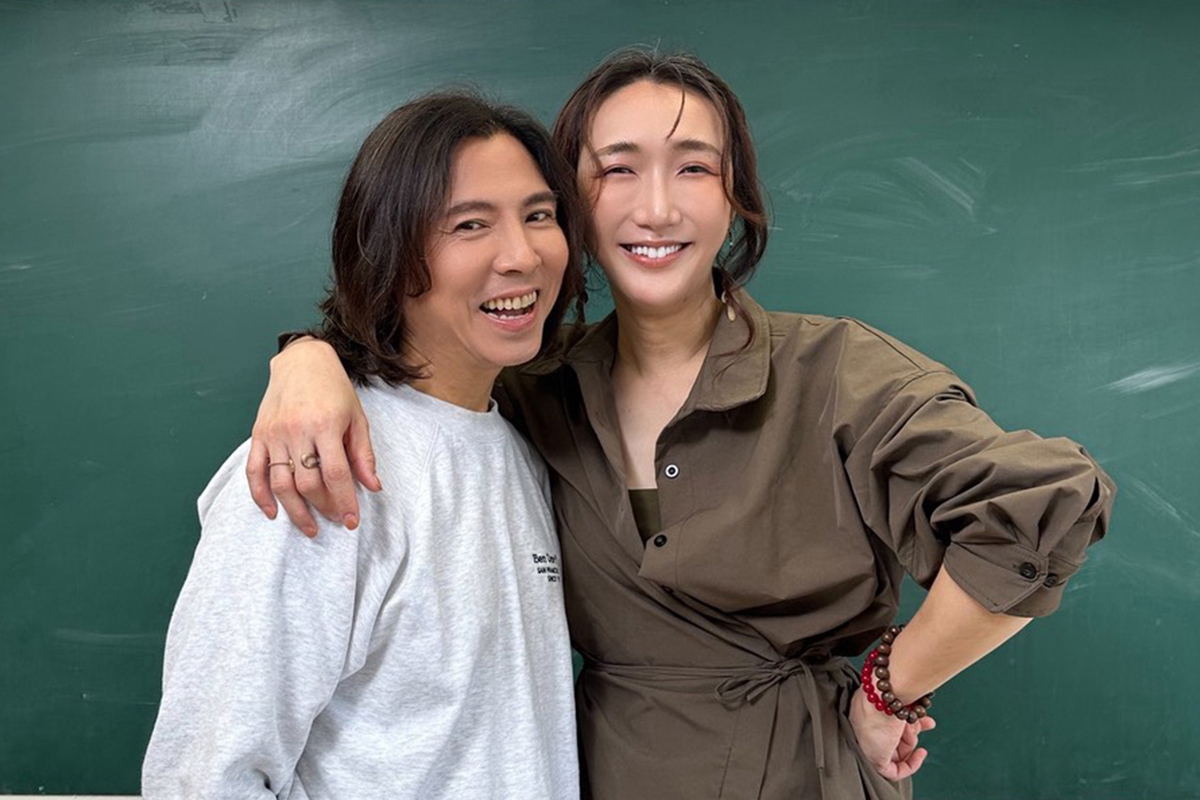 【車勢星聞】【車勢星聞】跨性別藝人Miya(右)擔任MV女主角！攜「同志諮詢熱線」拍攝歷程分享，計畫延伸剪輯成紀錄片。(照片提供：浮花樂隊)