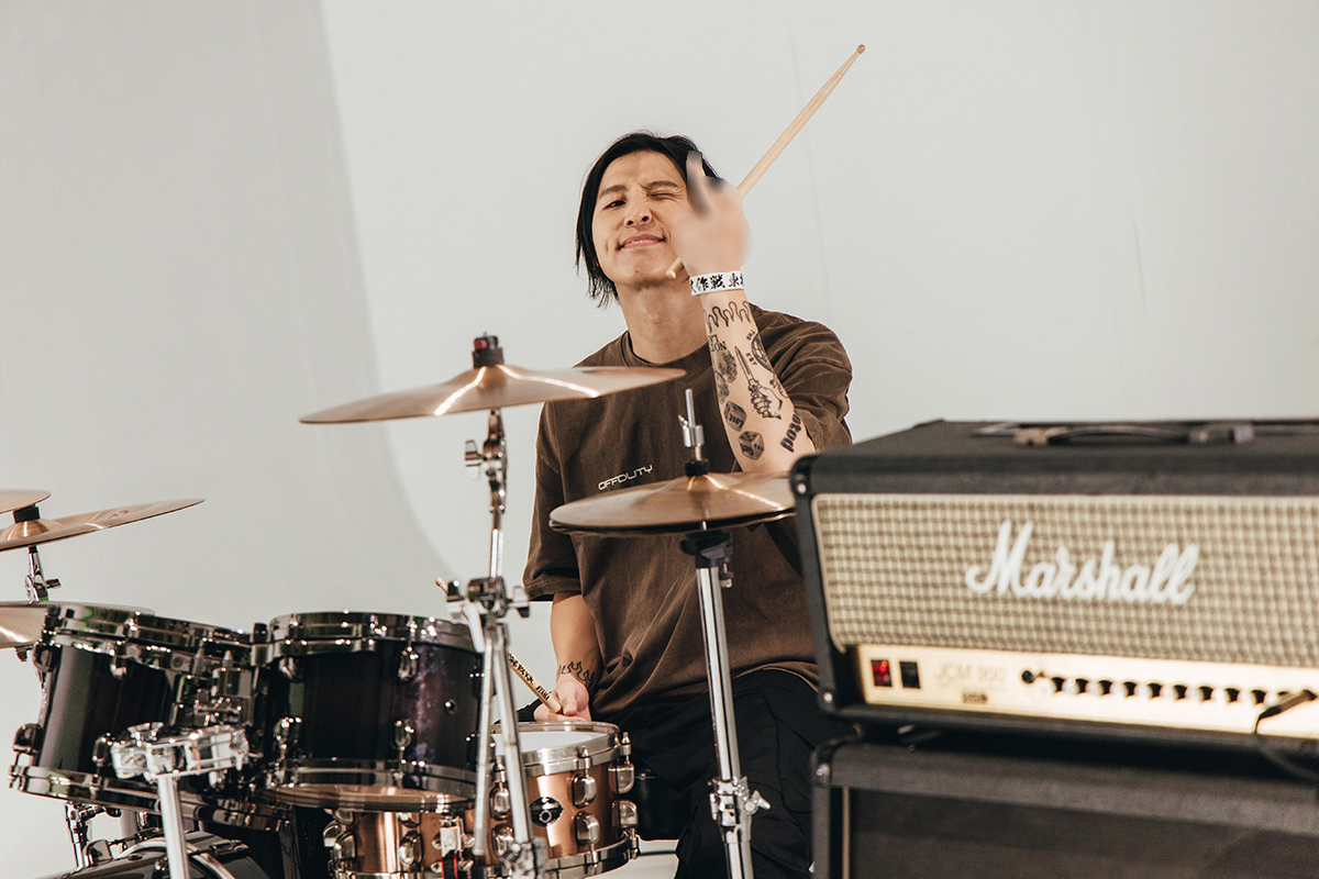 【車勢星聞】鼓手柯光（圖_ 火氣音樂 提供）