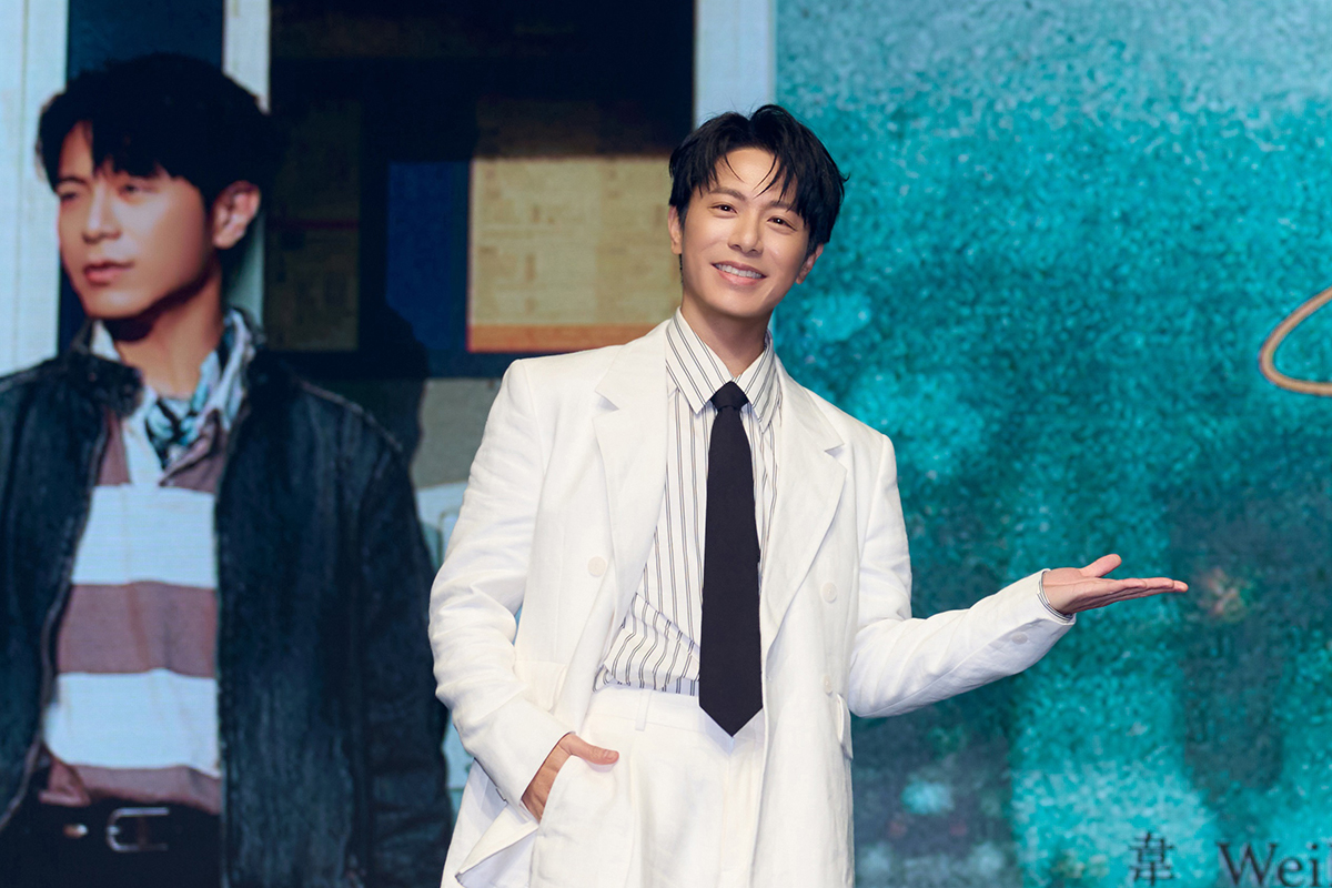 【車勢星聞】韋禮安「Hi, LOVE WEI BACK 2 U」新EP舉辦搶聽簽名會。（圖：索尼音樂提供） 