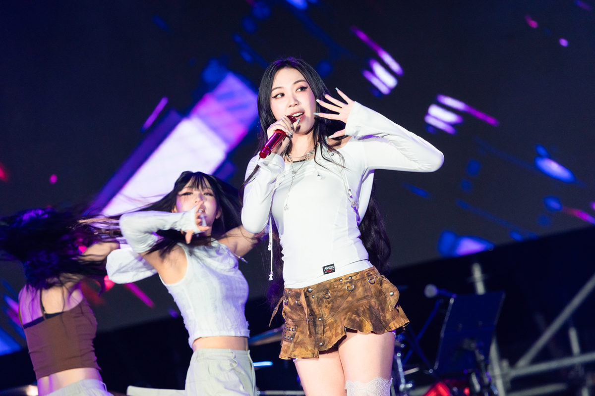 【車勢星聞】韓星李泳知壓軸登上高雄櫻花季第二天舞台。（圖：讀者提供） 