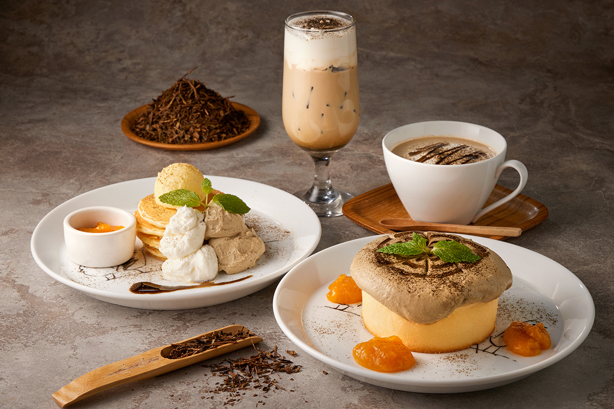 杏桃鬆餅屋全新質感焙茶季新品，推出低咖啡因低單寧療癒茶香。（示意圖：品牌提供）