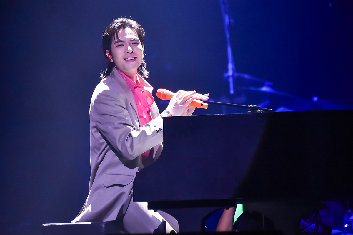 【車勢星聞】「鑽石舞台之夜」演唱會第二天壓軸嘉賓蕭敬騰。