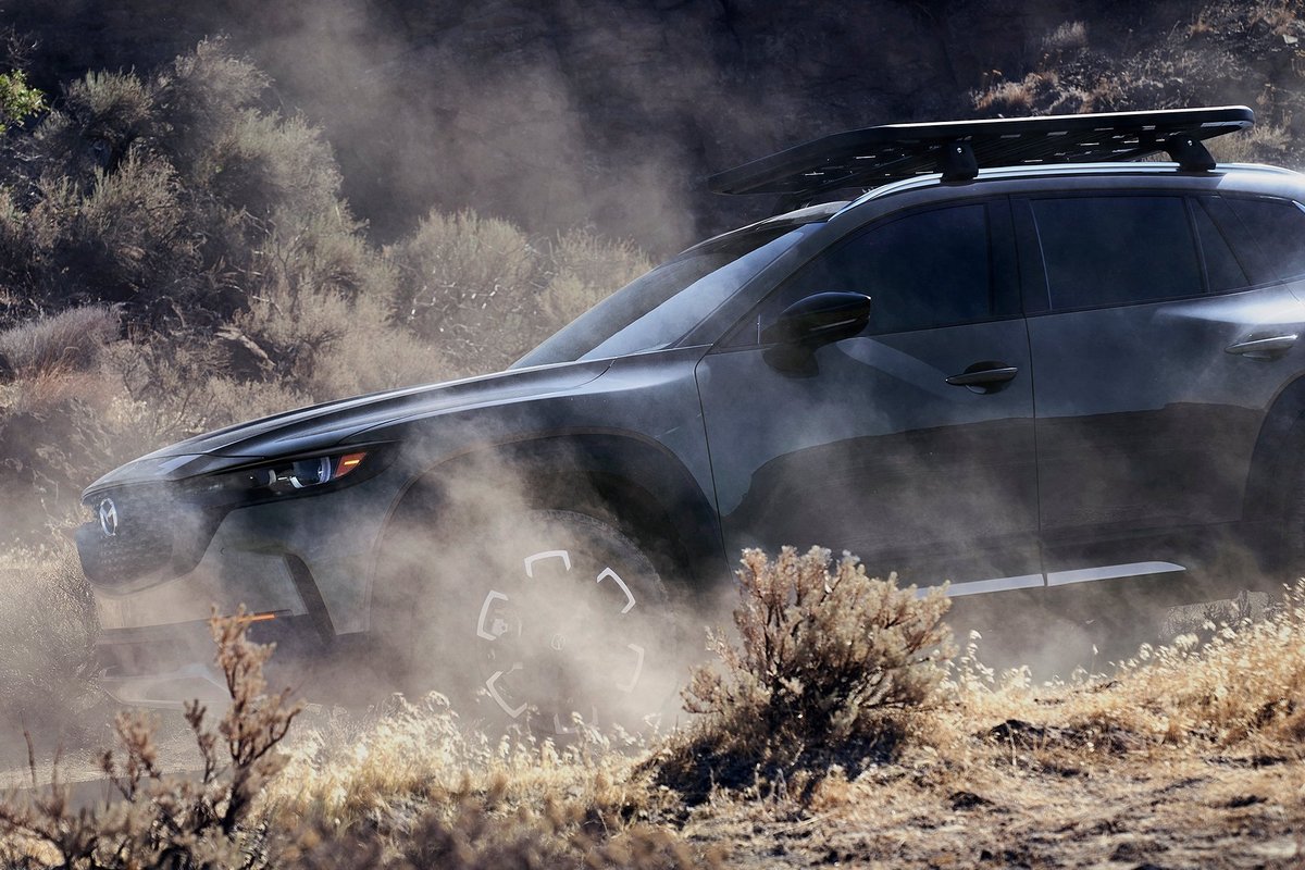 以現有休旅車為基礎推出具有越野風格的車型頗受消費者青睞，Mazda也在考慮評估是否推出越野風CX-5。