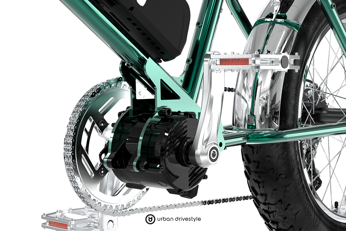 台達專利同軸中置電機（Mid-Drive Gen2），IP55 防水防塵，三合一感測器毫秒級動力回饋，實現「讀心術」般的絲滑騎行。