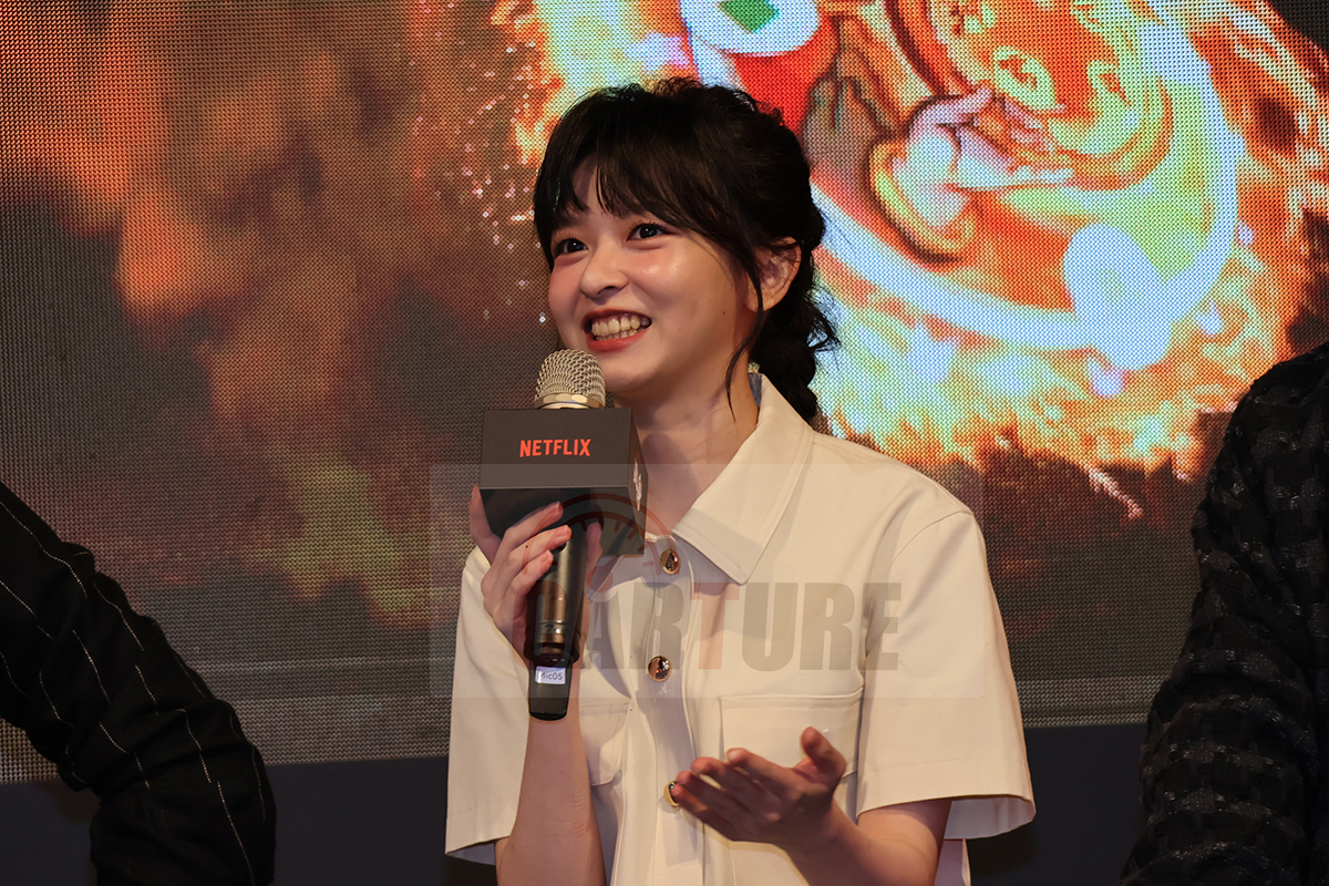 【車勢星聞】陳姸霏《乩身》特殊化妝全劇組最早到，柯震東嚇到「整部戲最可怕的畫面」。（圖：車勢星聞） 