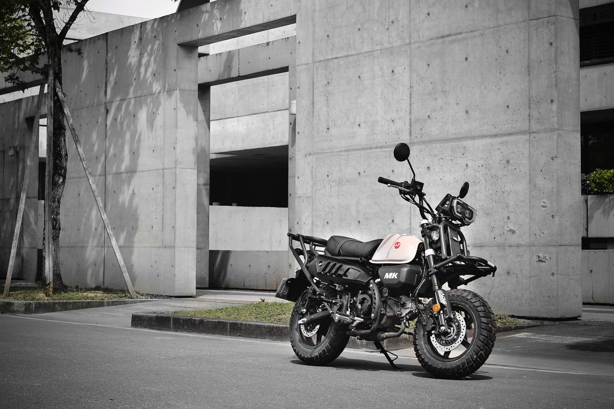 輕檔玩樂車款現在有宏佳騰MK150可選。