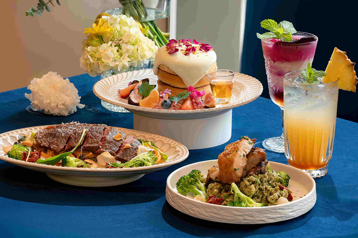 「Engolili 英格莉莉」信義區打造花園秘境，花園秘境熔岩鬆餅免費吃。（示意圖：品牌提供）