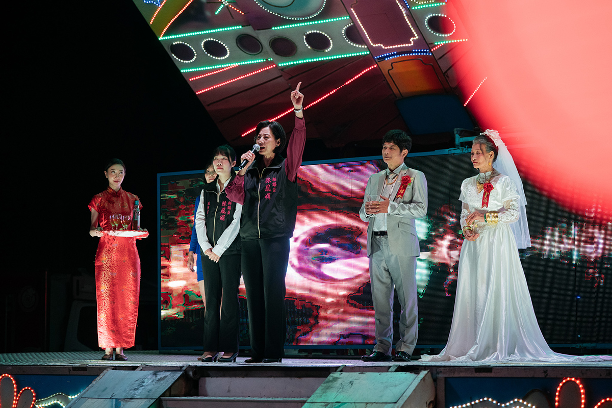 【車勢星聞】丁寧在《死亡賭局》中飾演的陳議員非常有魄力。(照片英傑哆影業提供)