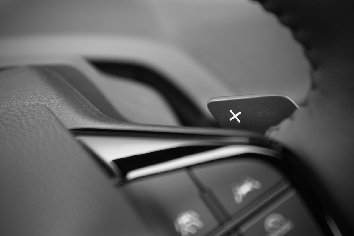 撥片提供四段煞車動能回收力道。