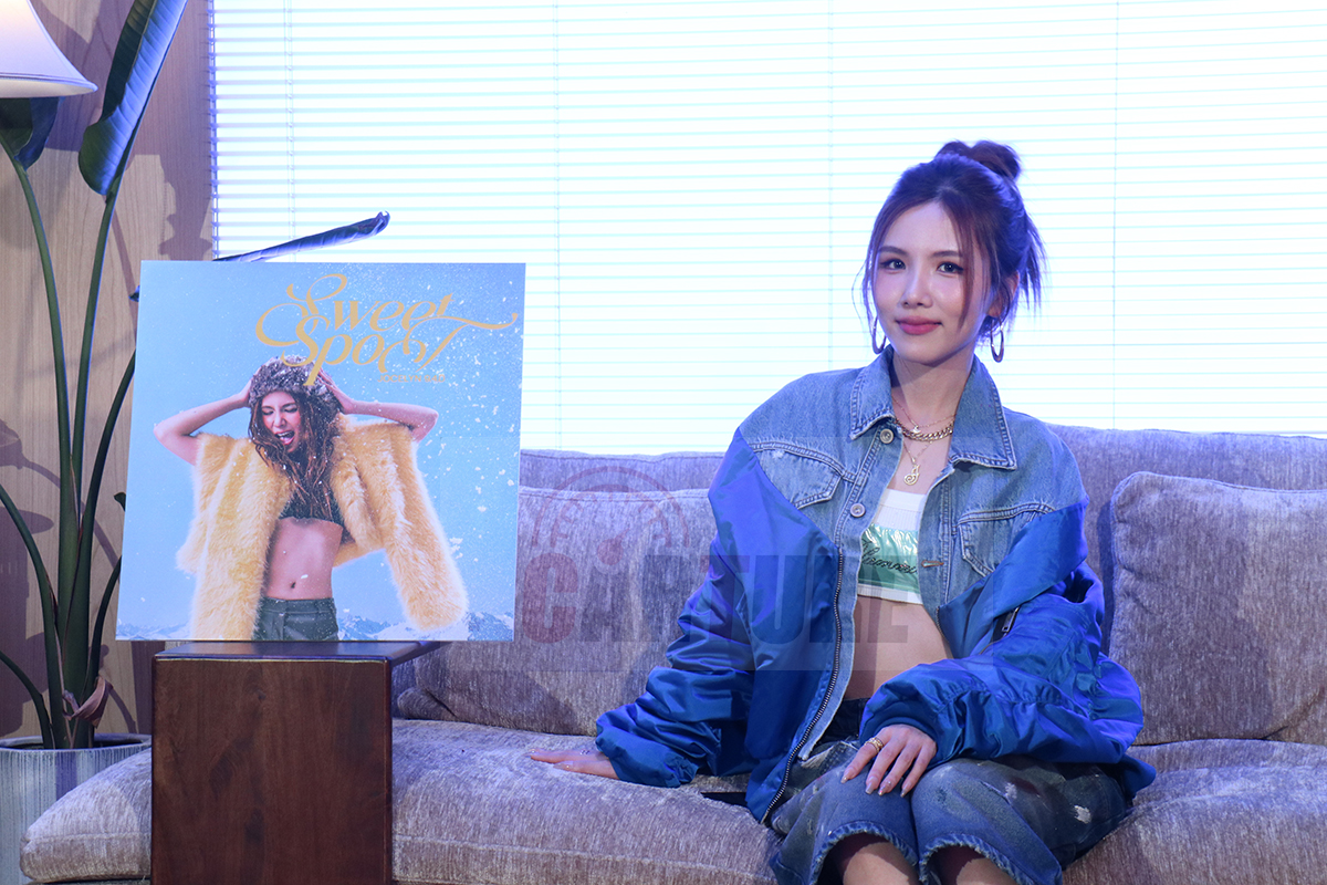 【車勢星聞】Jocelyn 9.4.0推出專輯《Sweet Spot》，開心圓夢「人生第一場記者會」。（圖：車勢星聞） 