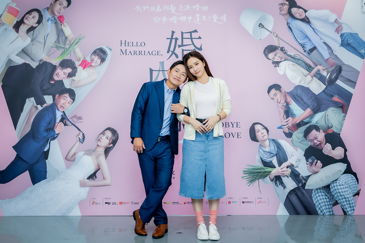 【車勢星聞】周曉涵初合作蔡昌憲演夫妻「很不熟」。（照/艾彼新創股份有限公司提供）