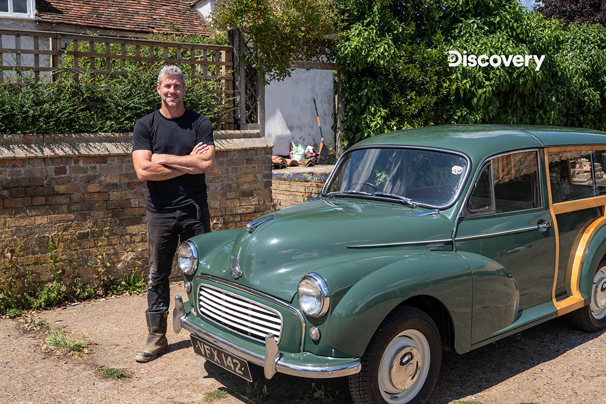【車勢星聞】Discovery頻道《安特：天生技師》 圖說：Ant Anstead擅長翻修經典老車，從細節中判斷一台車的真正價值。