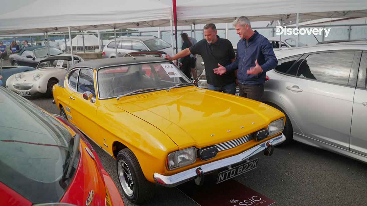 【車勢星聞】Discovery頻道《安特：天生技師》 圖說：翻修後的Ford Mark 1 Capri，在拍賣會上亮相。