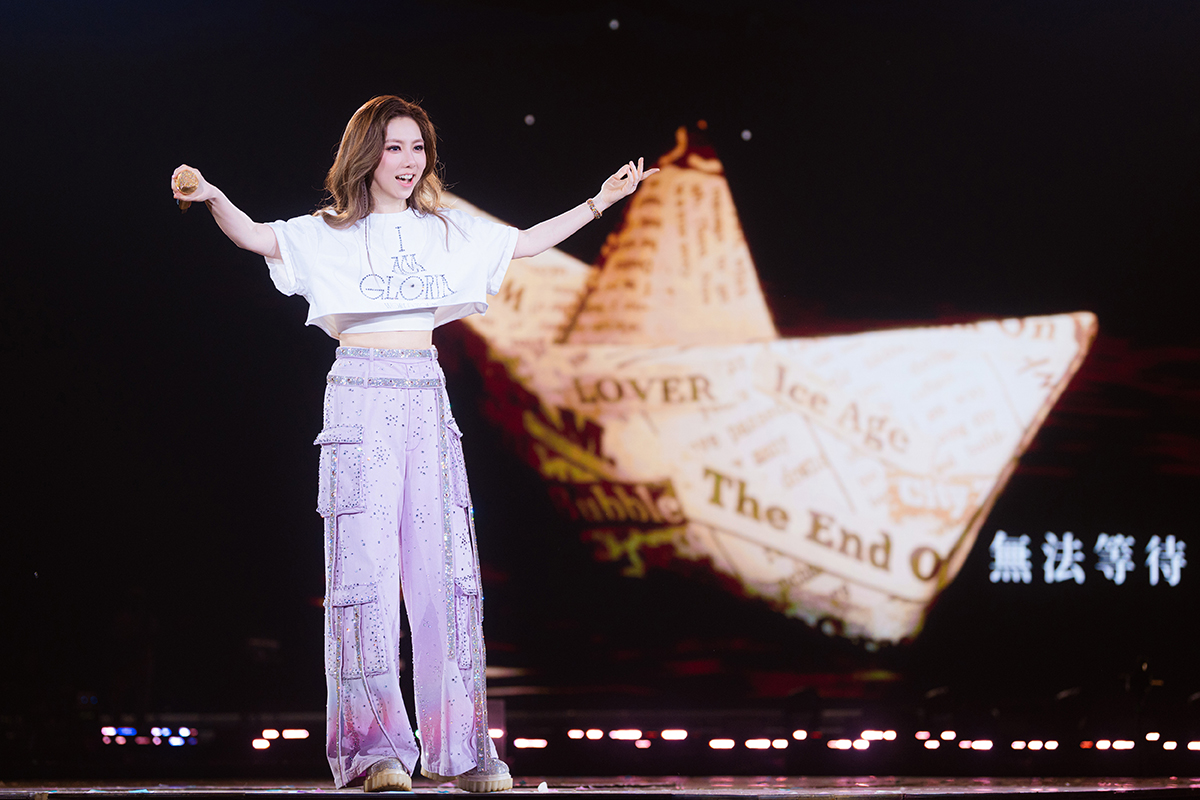 【車勢星聞】影音／G.E.M.鄧紫棋來台一連開唱四天，驚喜親曝新專輯進度。（圖：Live Nation Taiwan 提供） 