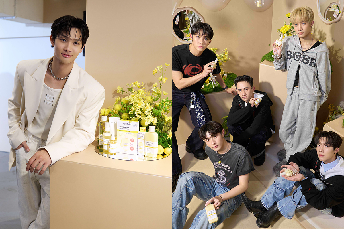 【車勢星聞】學文退伍歸隊VERA，與FEniX成員夏浦洋快閃擔任一日店長。（圖：品牌提供） 