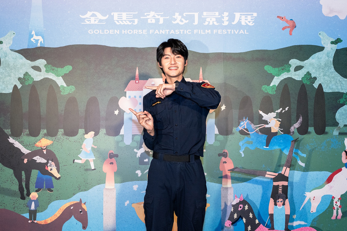 【車勢星聞】BL劇《整個世界，只有你連上了我》主要演員劉育仁。（圖：金馬奇幻影展提供） 