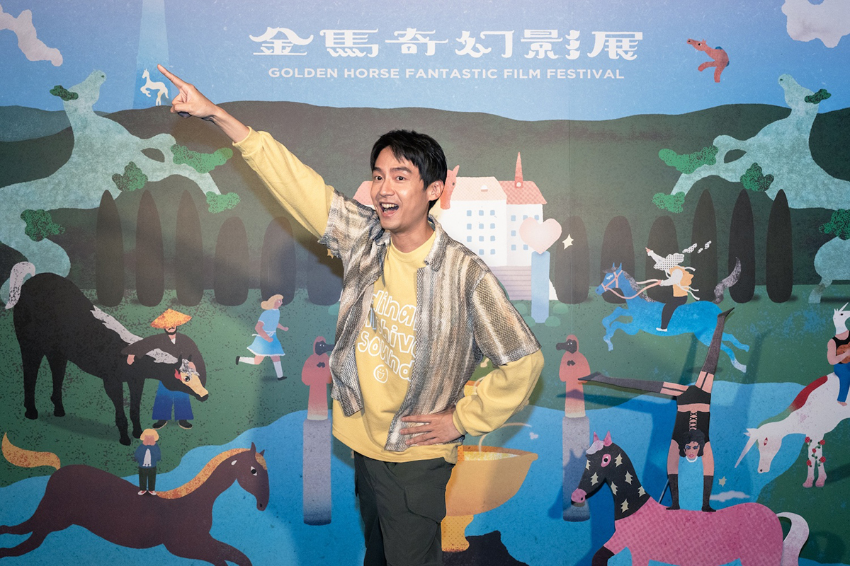 【車勢星聞】BL劇《整個世界，只有你連上了我》主要演員大鶴（林鶴軒）。（圖：金馬奇幻影展提供） 