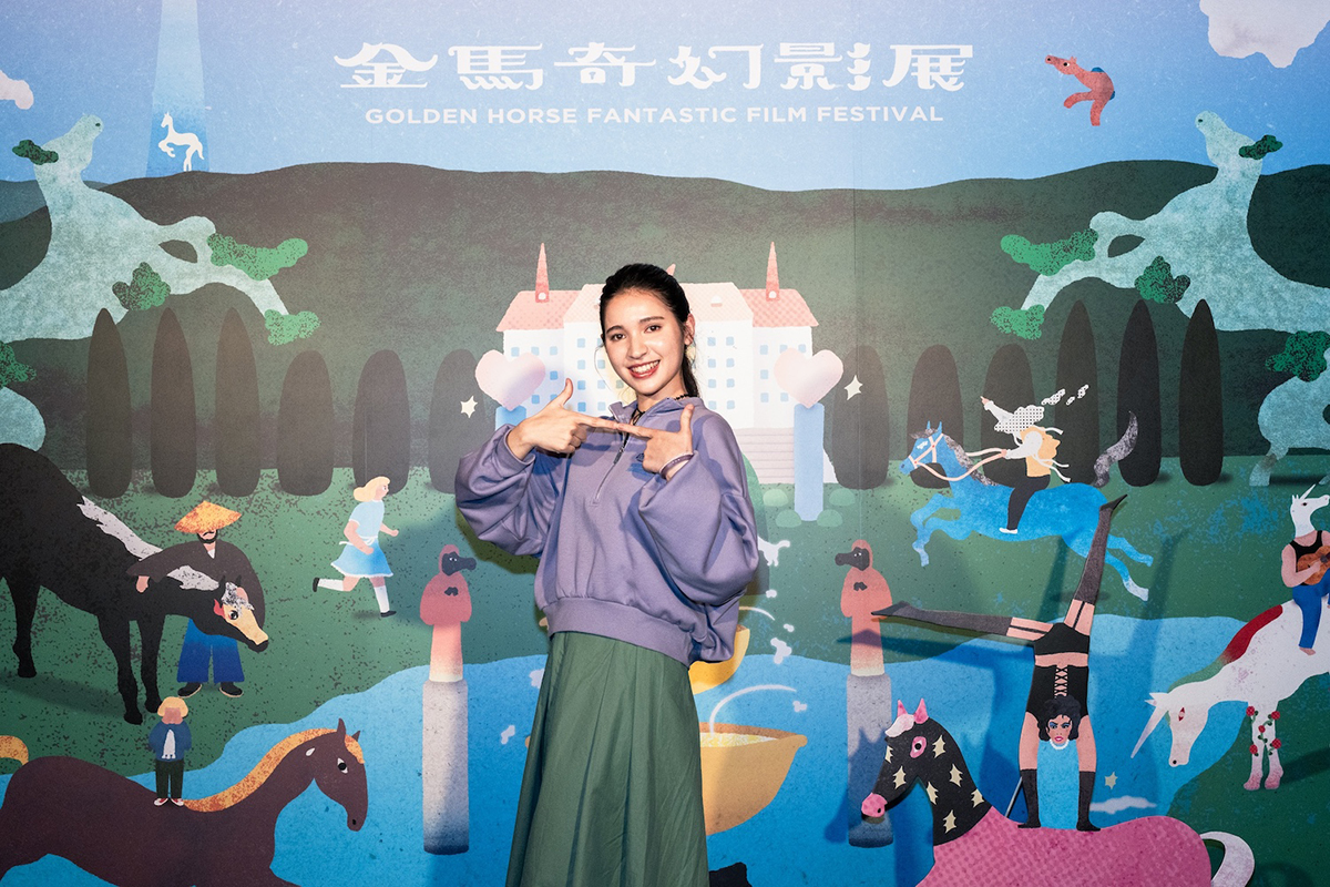 【車勢星聞】BL劇《整個世界，只有你連上了我》主要演員杜苡妮。（圖：金馬奇幻影展提供） 