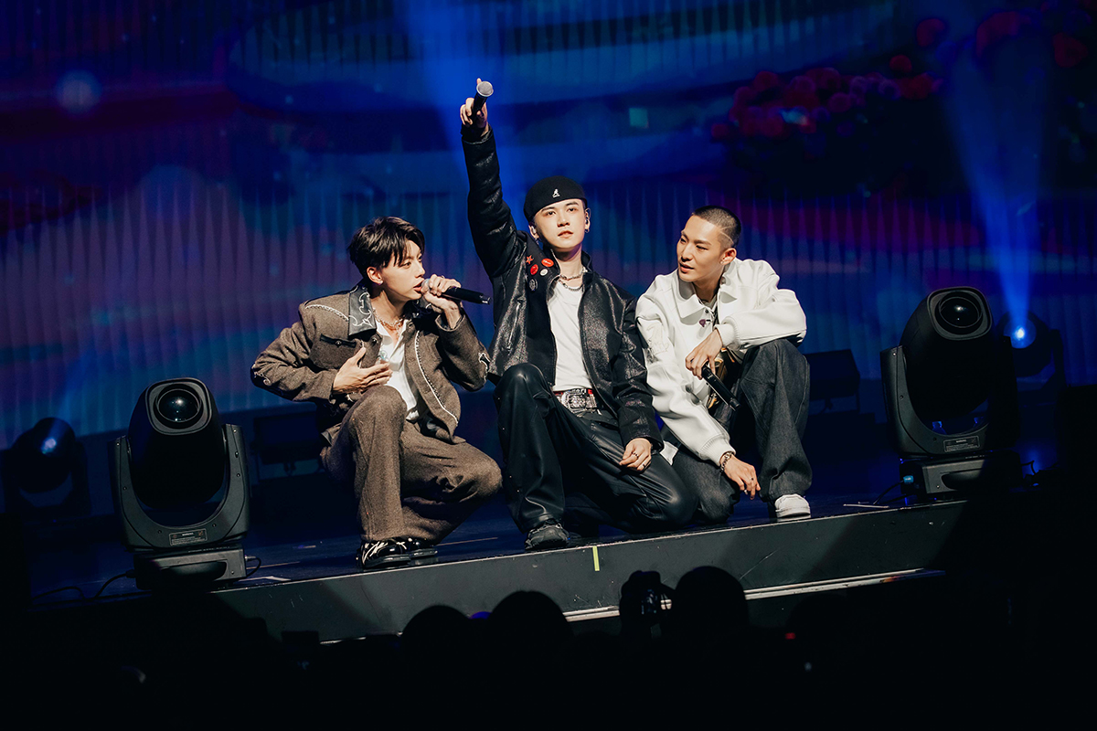 【車勢星聞】Ozone文廷（左起）、祖安、煥鈞首次以小分隊之姿演出。（圖：量籽計畫提供） 