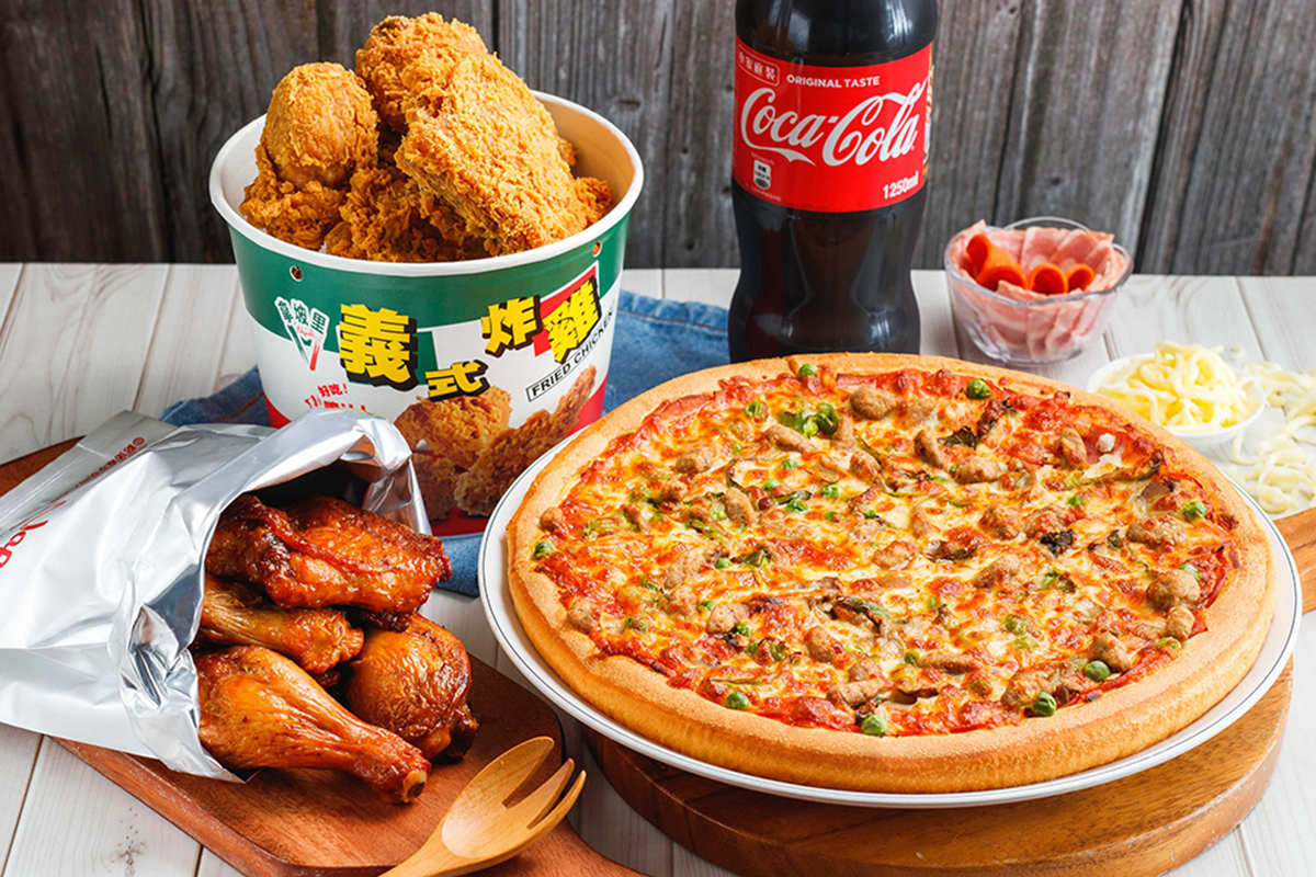 拿坡里披薩‧炸雞、三商炸雞雙品牌限時優惠登場。（示意圖：品牌提供）