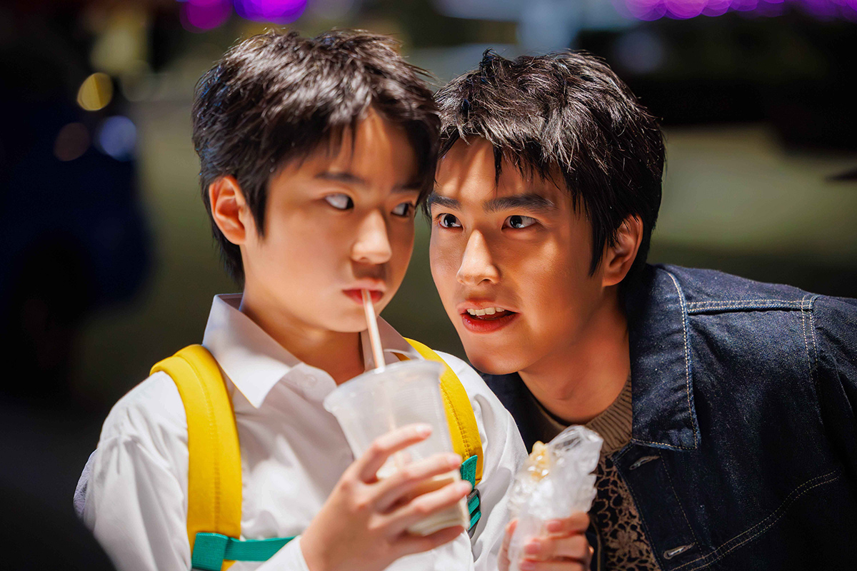 【車勢星聞】北影形象廣告潘客印掌鏡、曾敬驊變身時空旅人 翻玩《返校》《刻在》等經典角色 大展「更有種」演技。(台北電影節提供)