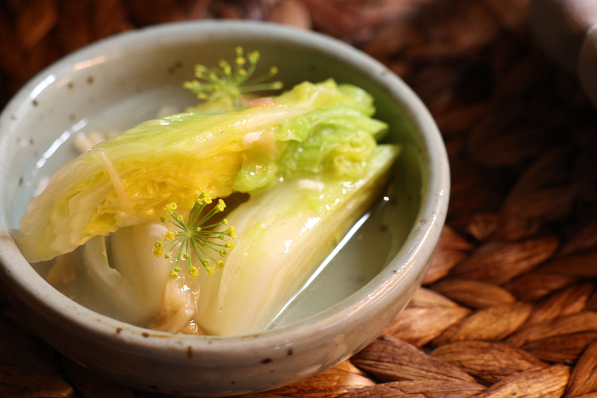 「倉廩」新菜上湯娃娃菜。（示意圖）