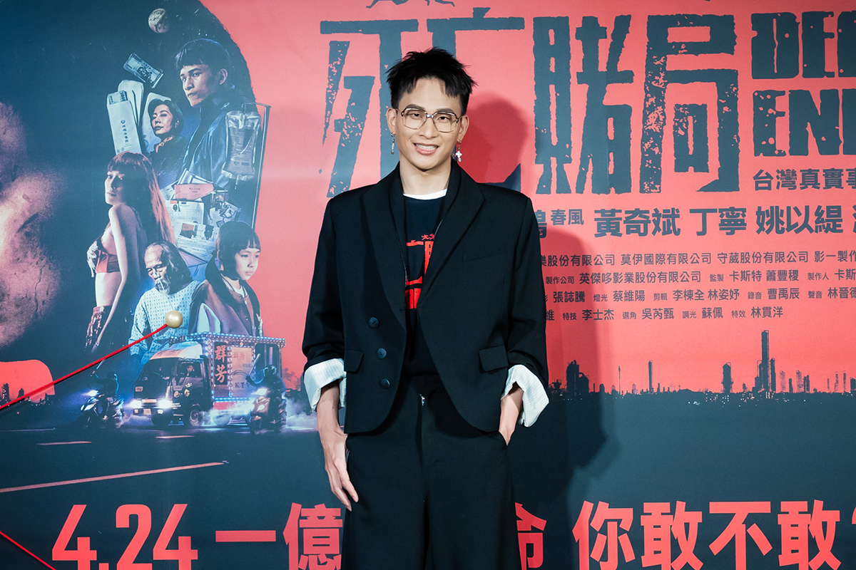 【車勢星聞】電影《死亡賭局》主要演員黃奇斌（阿斌）。（圖：英傑哆影業提供） 