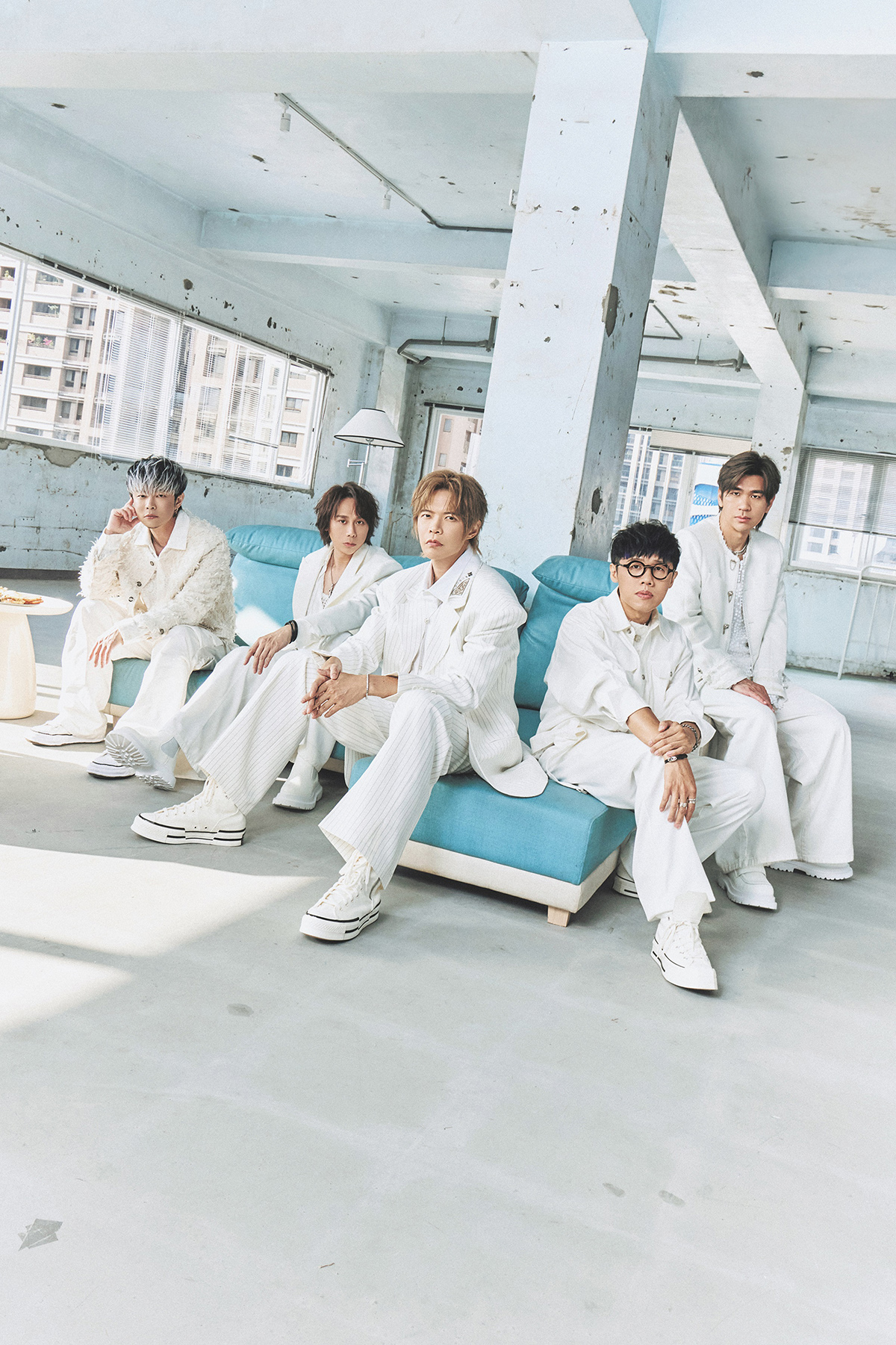 【車勢星聞】阿電(左起)、霸天、阿璞、劉逼、小橘 。(照片提供 : 索尼音樂)