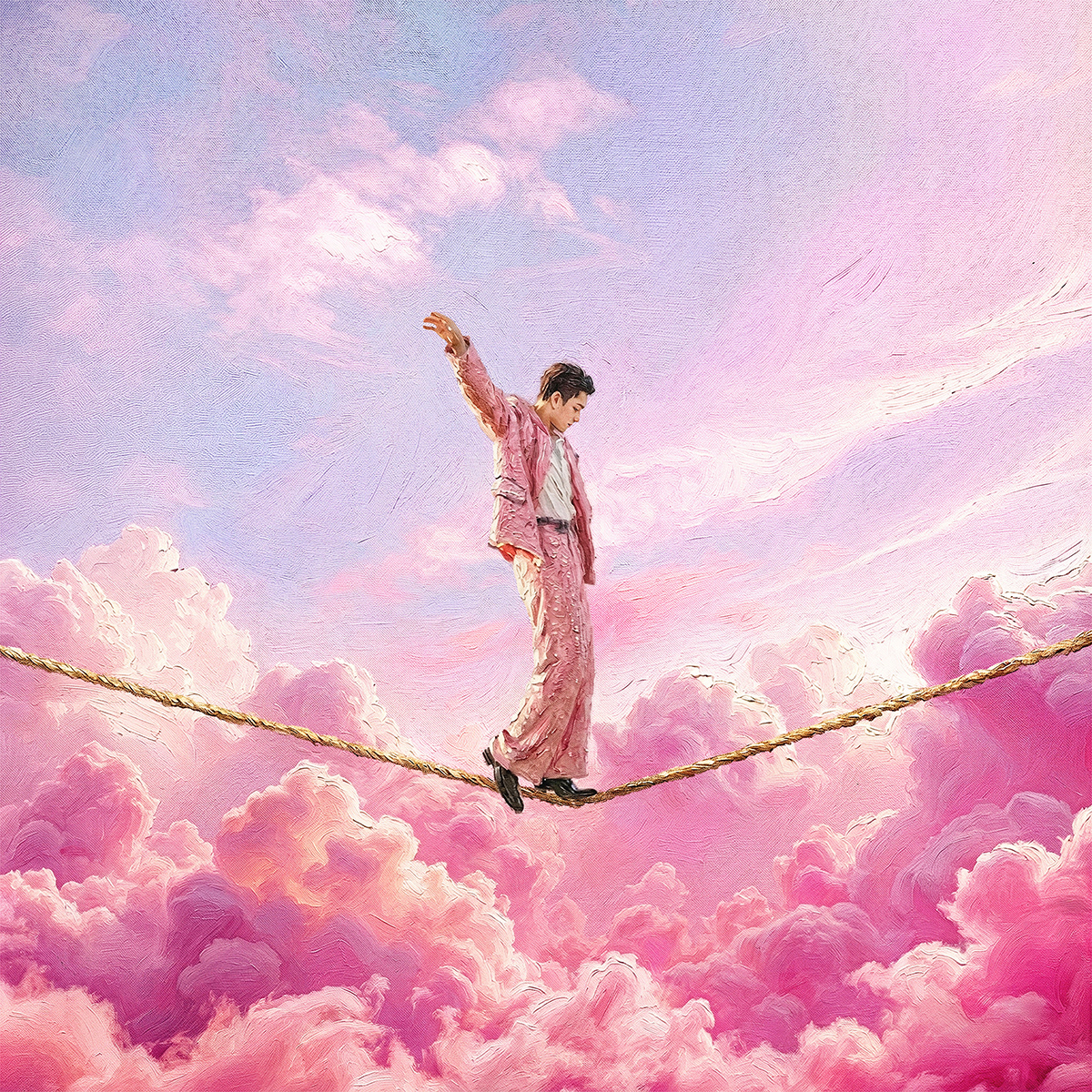 【車勢星聞】WillTrip 須弘道 首支話題單曲〈小點點〉單曲封面象徵走鋼索 跨出舒適圈 (  粹譜藝人經紀 提供 )