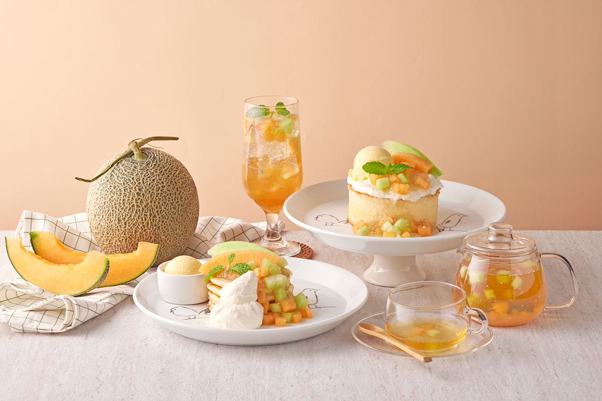 杏桃鬆餅屋「紅+綠」哈密瓜季正式登場。（示意圖：品牌提供）
