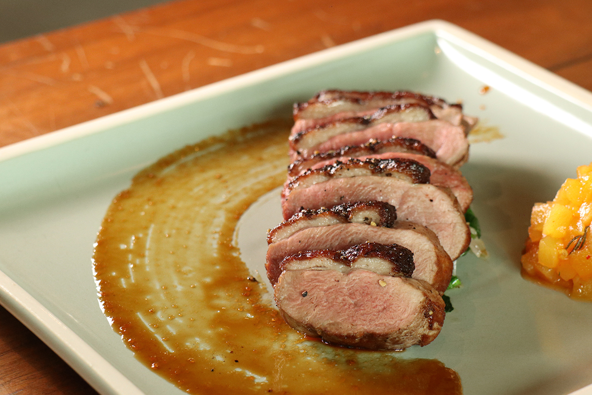 S&W Grill香煎鴨胸  。（示意圖）