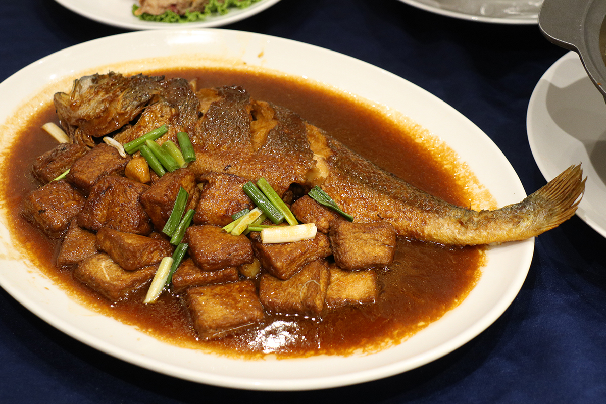 薺元小館「紅燒黃魚豆腐」。（示意圖）