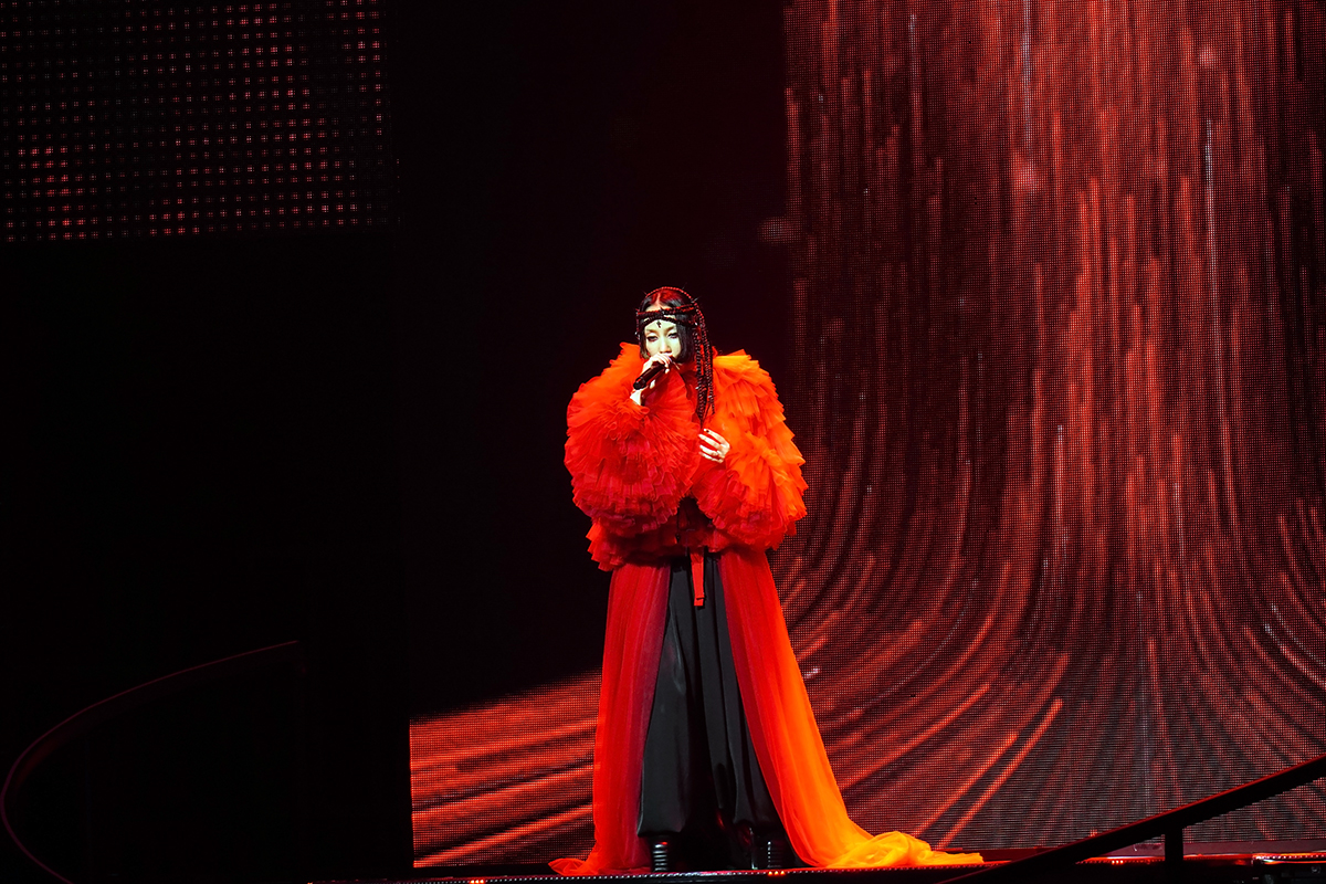 【車勢星聞】中島美嘉《MIKA NAKASHIMA ASIA TOUR 2026》亞洲巡迴演唱會台北站在台北流行音樂中心開唱。（圖：車勢星聞）