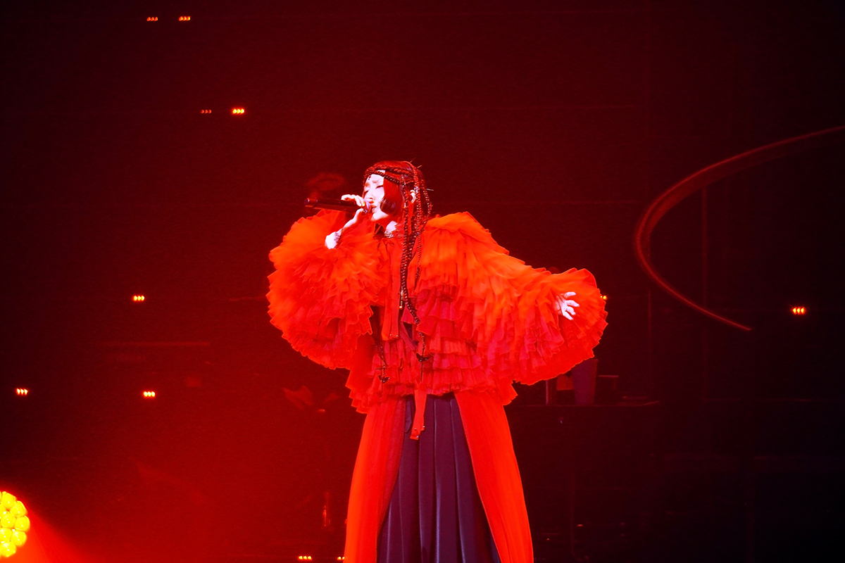 【車勢星聞】中島美嘉《MIKA NAKASHIMA ASIA TOUR 2026》亞洲巡迴演唱會台北站在台北流行音樂中心開唱。（圖：車勢星聞）