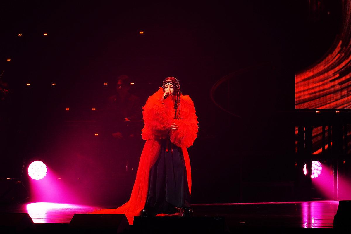 【車勢星聞】中島美嘉《MIKA NAKASHIMA ASIA TOUR 2026》亞洲巡迴演唱會台北站在台北流行音樂中心開唱。（圖：車勢星聞）