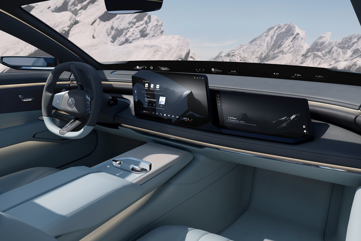 Vision BMW Alpina採用和i3與iX3相同的螢幕與格局配置。