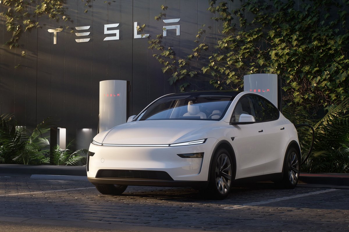近日美國Tesla Model Y調漲了，車價貴了1千美元。