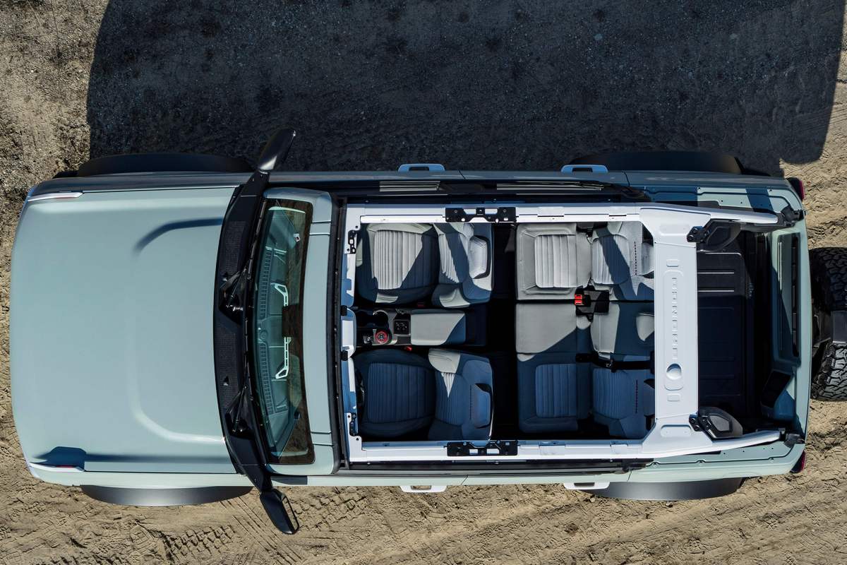 Ford Bronco因可拆卸式車頂會脫落而進行召回。