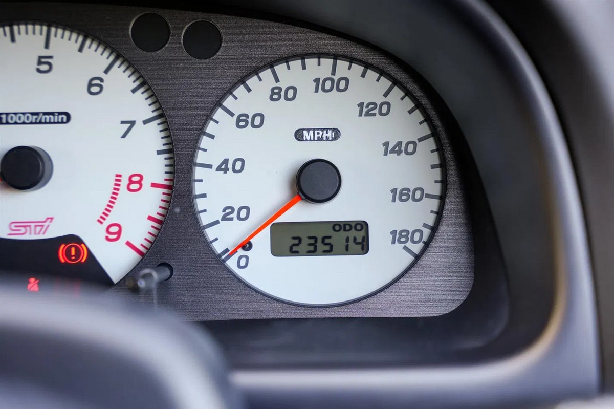 這輛Impreza 22B STi里程僅跑37,842公里。
