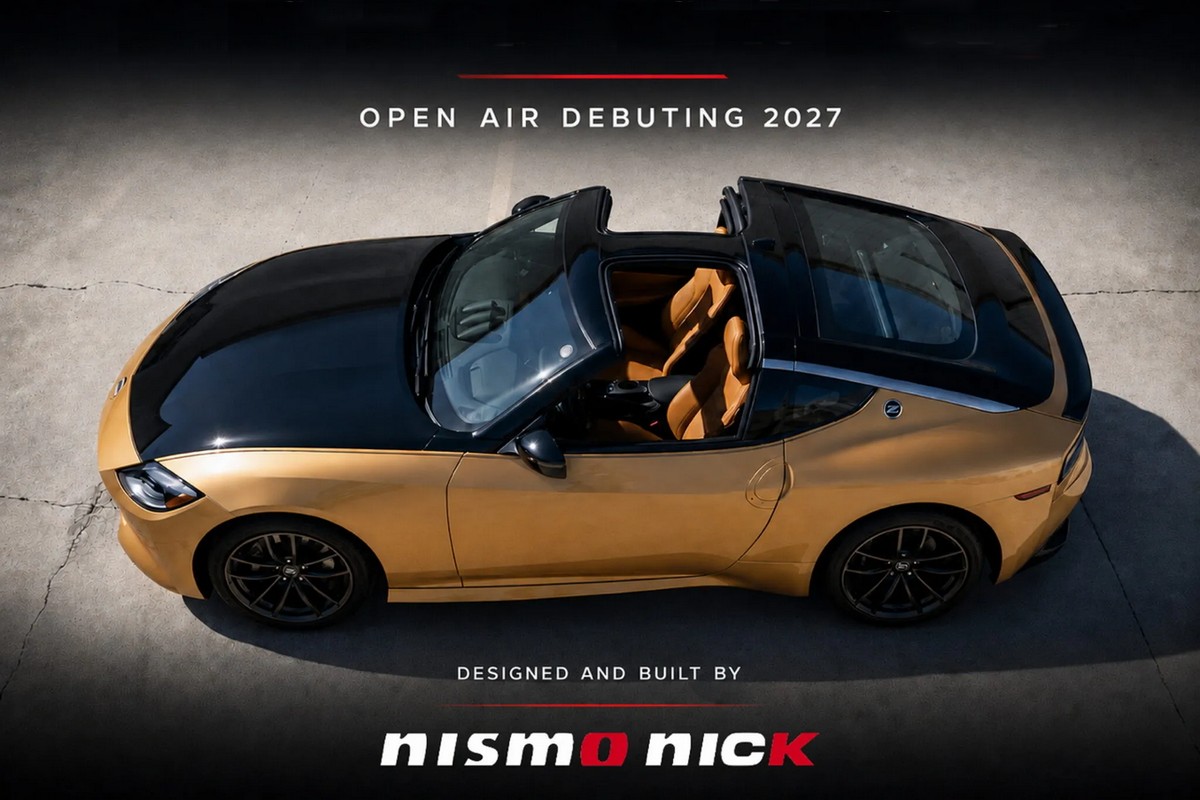 國外NISMO Nick Youtuber已動手將新世代Z改造T-Bar車型。(圖片來源NISMO Nick)