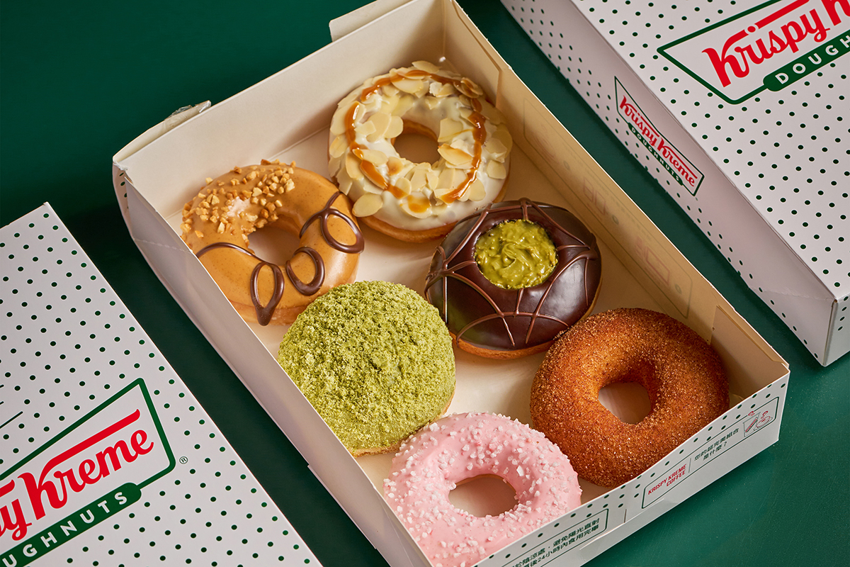 Krispy Kreme打造【Deluxe Pistachio 極奢・開心果】開心升級。（示意圖：品牌提供）