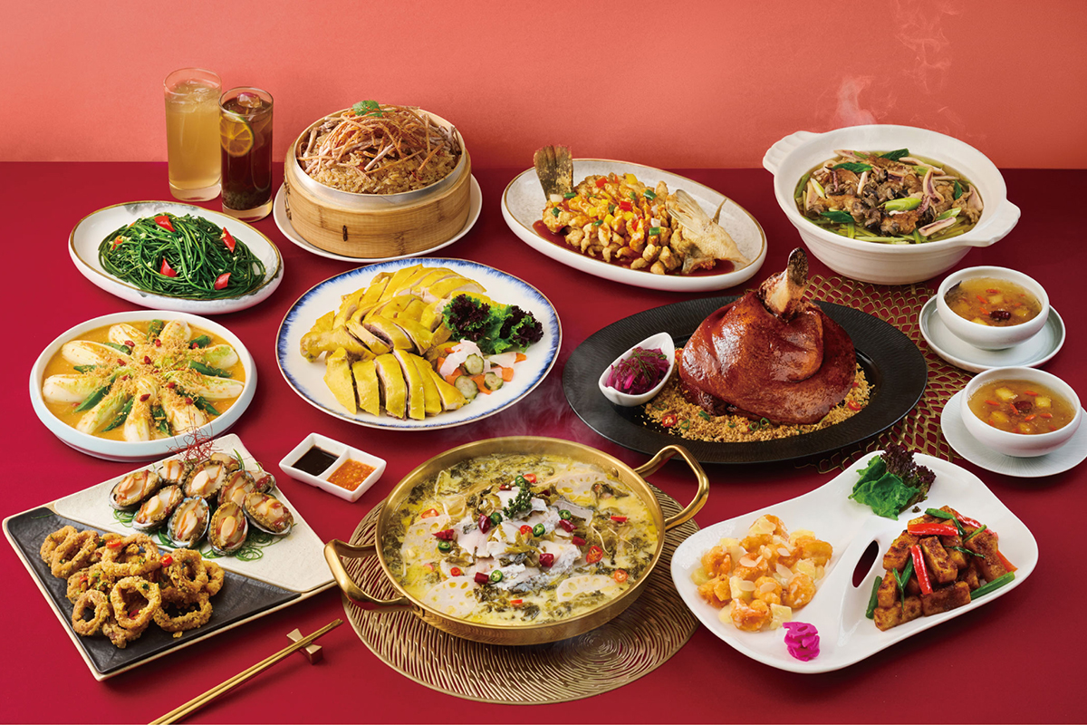 王品中餐畢業季加菜，蒜酥鴨下巴、梅花肉、金絲麥片蝦免費吃。（示意圖：品牌提供）