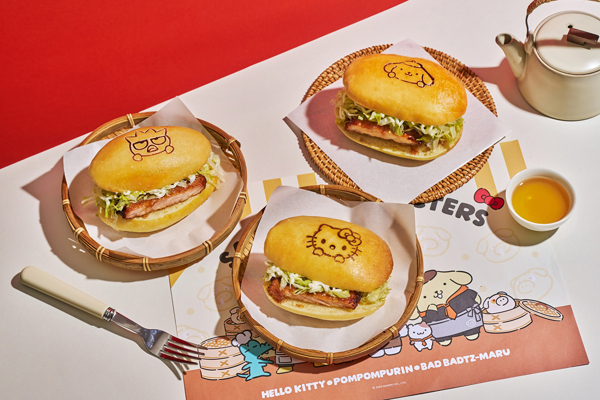 點點心Hello Kitty店長、布丁狗經理、酷企鵝主廚聯名餐點期間限定二個月。（示意圖：品牌提供）