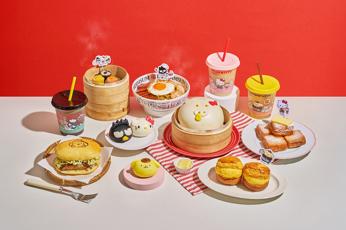 點點心Hello Kitty店長、布丁狗經理、酷企鵝主廚聯名餐點期間限定二個月。（示意圖：品牌提供）