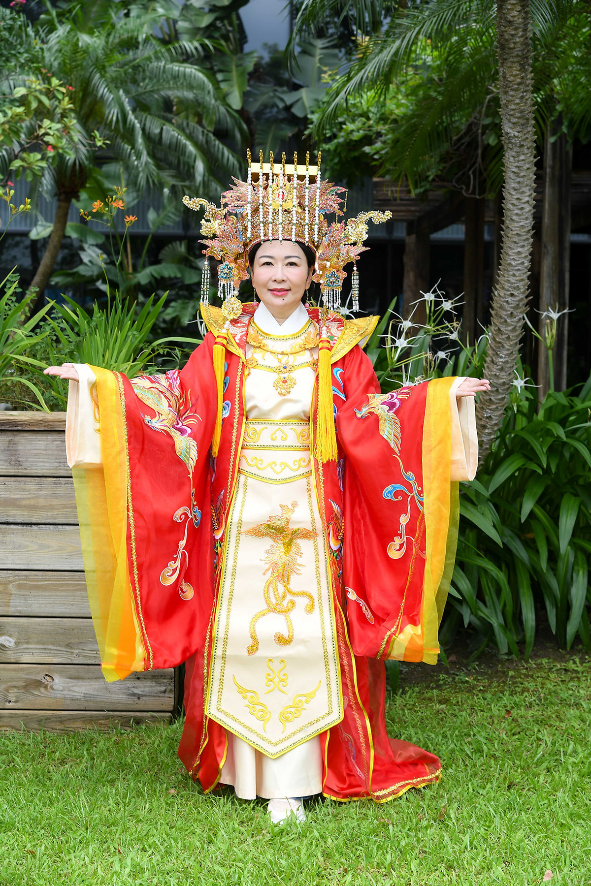 【車勢星聞】張秀卿獲七個聖筊接演《戲說台灣》白沙屯媽祖。（圖：三立提供） 