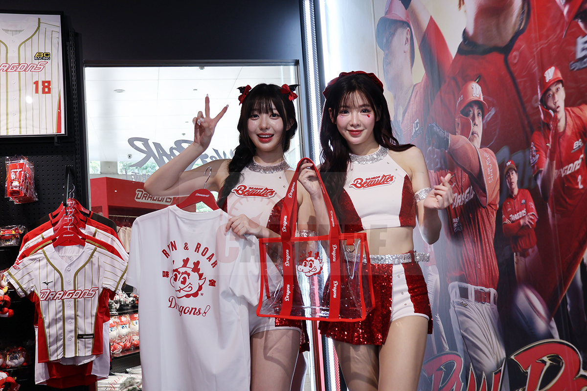 【車勢星聞】影音／味全龍臺北文創快閃店限時21天，開幕邀權喜原、菲菲開箱。（圖：車勢星聞）