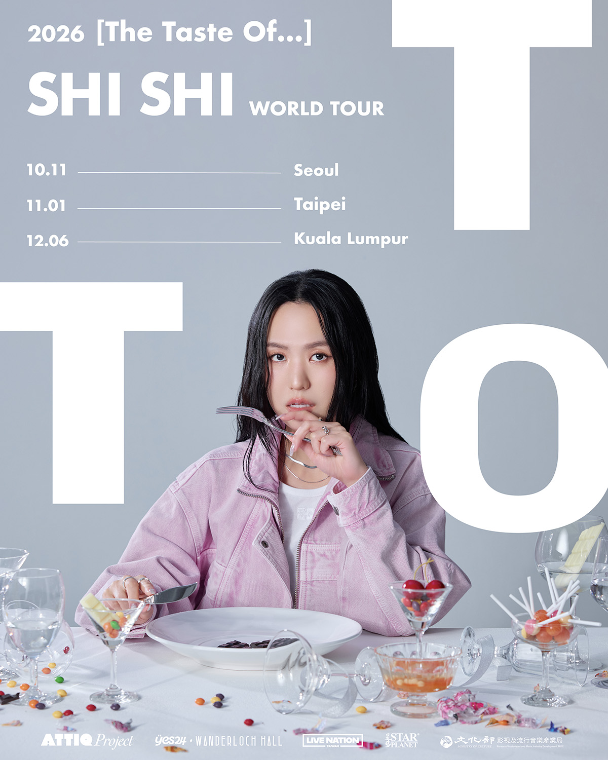【車勢星聞】孫盛希《The Taste Of…》世界巡迴演唱會台北場則將於11月1日（日）在 「Legacy TERA」舉行，門票將在18日中午12點在拓元售票系統正式開賣。(照片提供：艾提企劃、Live Nation Taiwan)