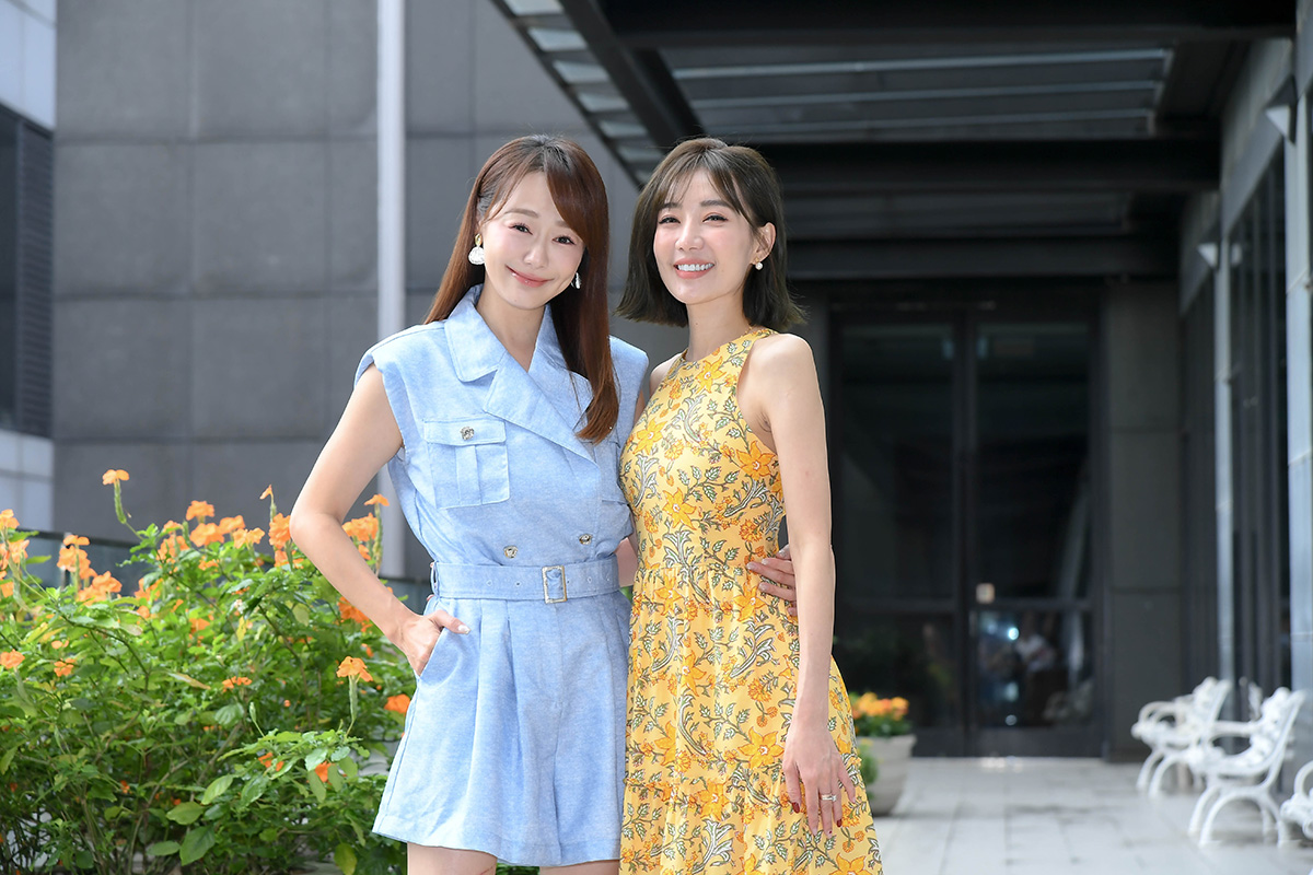 【車勢星聞】《針線緣》20日劇中兩位重要演員茵芙、羅巧倫舉行媒體茶敘，分享角色關係、拍攝趣事及後續劇情發展。(三立電視提供)